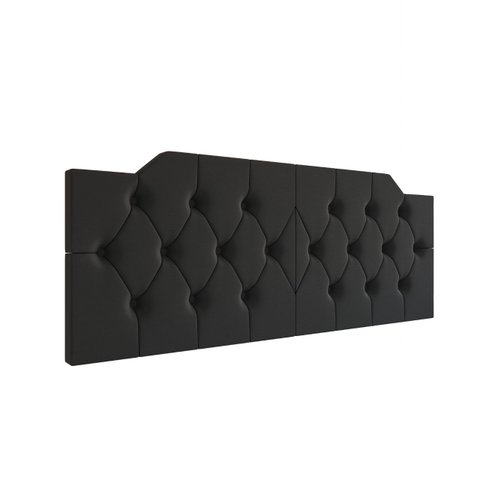 Cabeceira de Cama Box Solteiro Alto Padrão Dobravel Linda:preto