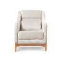 Ver imagem 2 de Poltrona Encosto Alto Linho Áquila