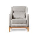 Ver imagem 2 de Poltrona Encosto Alto Linho Áquila