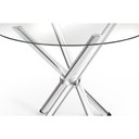 Ver imagem 4 de Mesa P/ Cozinha Volga C/ Tampo de Vidro Redondo 95cm Preto - Kappesberg