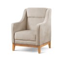 Ver imagem 4 de Poltrona Encosto Alto Linho Áquila