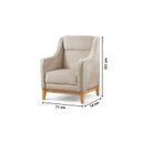 Ver imagem 3 de Poltrona Encosto Alto Linho Áquila