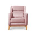 Ver imagem 2 de Poltrona Encosto Alto Veludo Áquila