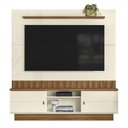 Ver imagem 1 de Home Painel Florianopolis Ripado para Tv até 70" Polegadas Off White/amendoa