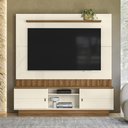 Ver imagem 2 de Home Painel Florianopolis Ripado para Tv até 70" Polegadas Off White/amendoa