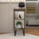 Ver imagem 6 de Mesa de Apoio Lateral/estante com Prateleira