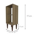 Ver mais imagens de Mesa de Apoio Lateral/estante com Prateleira