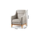 Ver imagem 3 de Poltrona Encosto Alto Bouclé Áquila