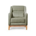 Ver imagem 2 de Poltrona Encosto Alto Bouclé Áquila Verde