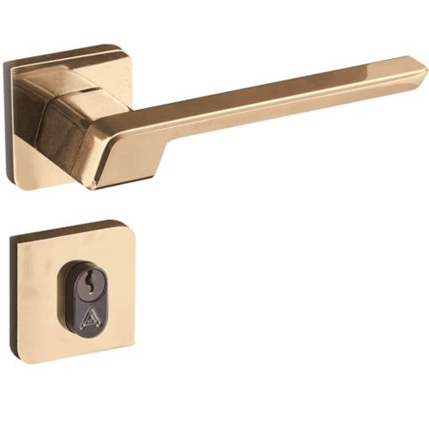 Fechadura Vega 4741 Externa Bronze Latonado - 083670 - ALIANÇA