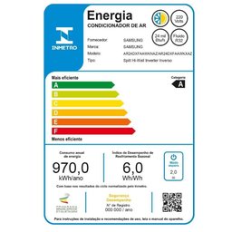 Ar Condicionado Split Inverter Samsung Windfree Ai 24000 Btus Quente-frio 220v Ar24dxfaawkxaz - 7