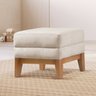 Puff Retangular para Sala Áquila Linho - 1