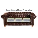 Ver imagem 4 de Sofá Chesterfield 3 Lugares Luís Xv Retrô - Coríssimo Café