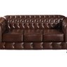 Sofá Chesterfield Luís Xv 3 Lugares Retrô Decoração - 1