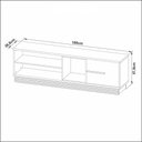 Ver imagem 3 de Rack TV 42" com 1 Porta Multimóveis CR45008 Natural/Off White