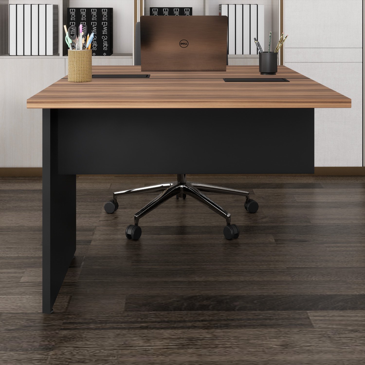 Lateral de Plataforma Dupla Acoplar Pé Painel 90x120cm Espresso Móveis - 7
