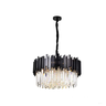 Lustre Fancy Preto Cristais K9 Transp Sky-3013pt Skylight - 1