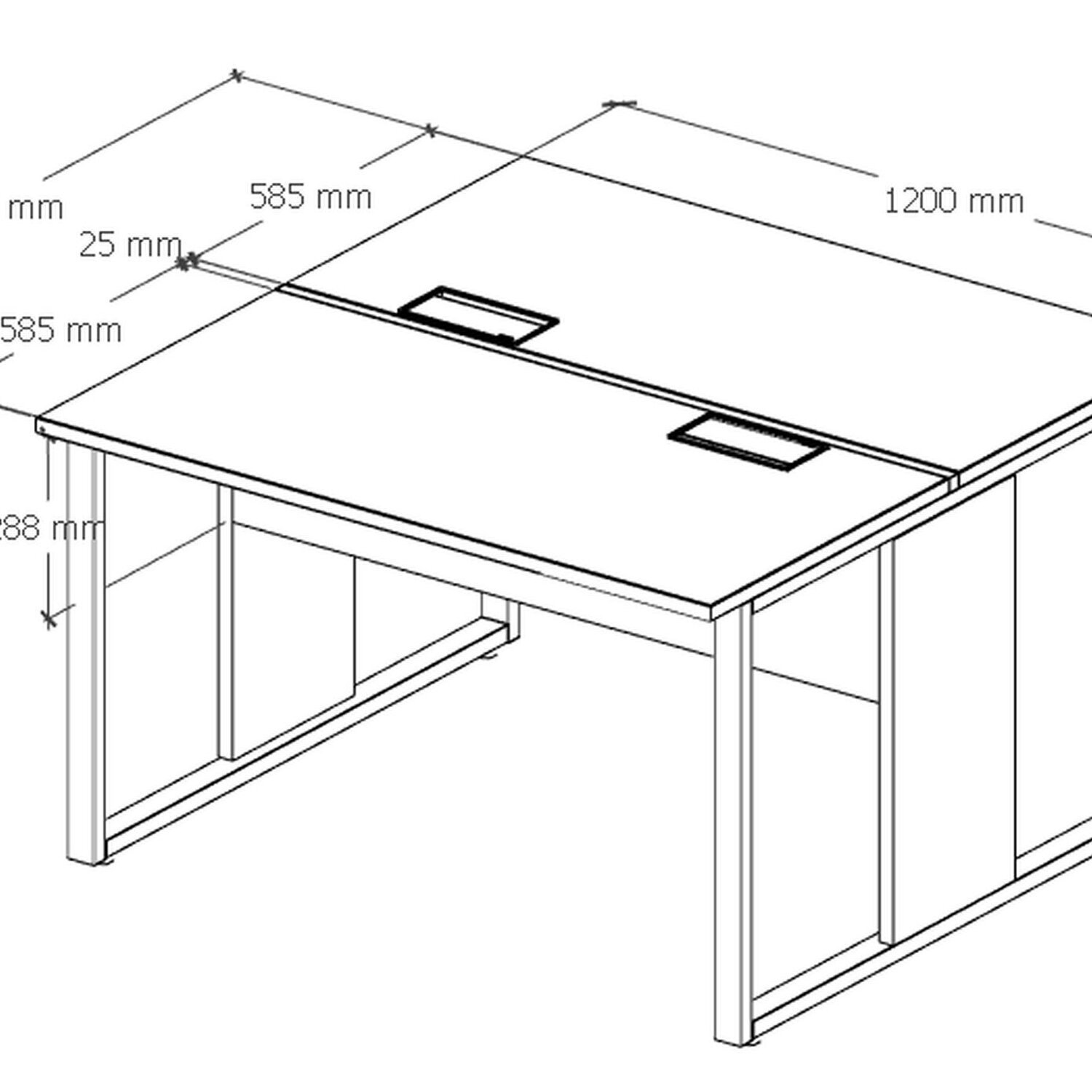 Plataforma Dupla Pé Quadro - 3