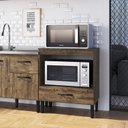 Ver imagem 6 de Cozinha 5 Peças 9 Portas Light Marrom/Itaúba