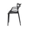 Kit 4 Cadeiras Solna Allegra de Polipropileno Preta - 3