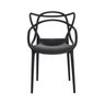 Kit 4 Cadeiras Solna Allegra de Polipropileno Preta - 2