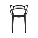 Ver imagem 4 de Kit 4 Cadeiras Solna Allegra de Polipropileno Preta