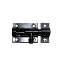 Ver imagem 1 de TRINCO FECHO FERROLHO 2 POL 50MM PORTA PORTAO ALUMINIO PRETO