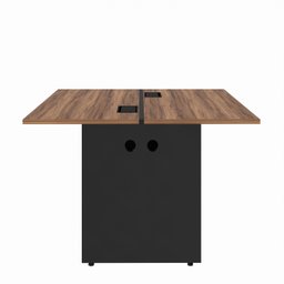 Lateral de Plataforma Dupla Acoplar Pé Painel 120x120cm Espresso Móveis - 6