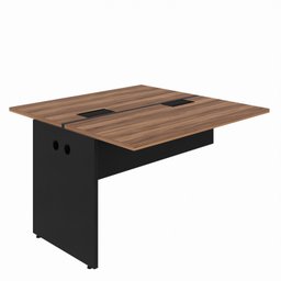 Lateral de Plataforma Dupla Acoplar Pé Painel 120x120cm Espresso Móveis - 7