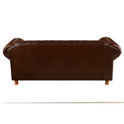 Conjunto de Sofá 3 Lugares e 2 Poltronas Chesterfield Luís Xv - 4