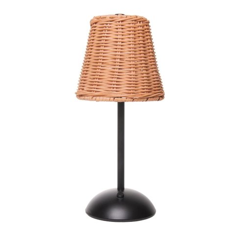 Luminária de Mesa LED 3 Tons USB Lagoon 11 x 30 cm Preta Wolff