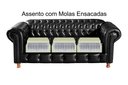 Ver imagem 6 de Conjunto de Sofá 3 Lugares e 2 Poltronas Chesterfield Luís Xv Preto