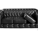 Ver imagem 2 de Conjunto de Sofá 3 Lugares e 2 Poltronas Chesterfield Luís Xv