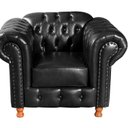 Ver imagem 6 de Conjunto de Sofá 3 Lugares e 2 Poltronas Chesterfield Luís Xv