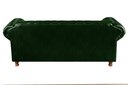 Ver imagem 4 de Conjunto de Sofá 3 Lugares e 2 Poltronas Chesterfield Luís Xv Verde