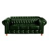 Conjunto de Sofá 3 Lugares e 2 Poltronas Chesterfield Luís Xv - 2