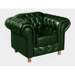 Conjunto de Sofá 3 Lugares e 2 Poltronas Chesterfield Luís Xv - 5