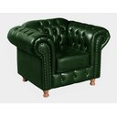 Ver imagem 5 de Conjunto de Sofá 3 Lugares e 2 Poltronas Chesterfield Luís Xv Verde