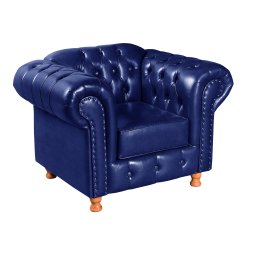 Conjunto de Sofá 3 Lugares e 2 Poltronas Chesterfield Luís Xv - 5