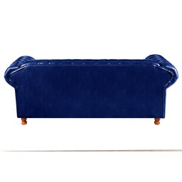 Conjunto de Sofá 3 Lugares e 2 Poltronas Chesterfield Luís Xv - 4