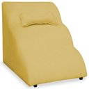 Ver imagem 1 de Escada Pet 46cm Estofada para Cachorro Nuvem R01 Veludo Amarelo - Annie Decor