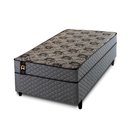 Ver imagem 5 de Cama Box Mônaco Solteiro c/ Molas Ensacadas 88x188x57 Cinza