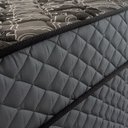 Ver imagem 4 de Cama Box Mônaco Solteiro c/ Molas Ensacadas 88x188x57 Cinza