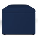 Ver imagem 7 de Calçadeira Recamier Baú para Cama de Casal Dália 140x50 Cm W01 Suede Azul Marinho - Lyam Decor