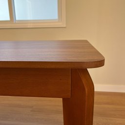 Mesa de Jantar Retangular Camile - Tampo em Mdf Bp 15mm 135 X 80 Cm e Base em Madeira Maciça - 5