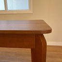 Ver imagem 5 de Mesa de Jantar Retangular Camile - Tampo em Mdf Bp 15mm 135 X 80 Cm e Base em Madeira Maciça