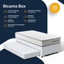 Ver imagem 7 de Cama Box Solteiro com Colchão de Molas Ensacadas Double Comfort + Auxiliar de Espuma Unique 88cm