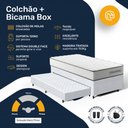 Ver imagem 3 de Cama Box Solteiro com Colchão de Molas Ensacadas Double Comfort + Auxiliar de Espuma Unique 88cm