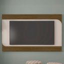 Ver imagem 1 de Painel Tv 86 Pol 220cm Suspenso Reno Pinho/off White A09 - Mpozenato
