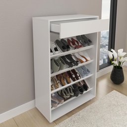 Sapateira Multiuso com Gaveta Tecnomobili Branca - Sa3404 - 5